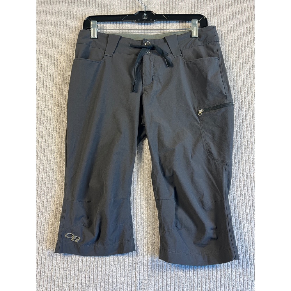 Outdoor Research Capri Pants Womens 6 Ferrosi Knickers Charcoal Gray Hiking